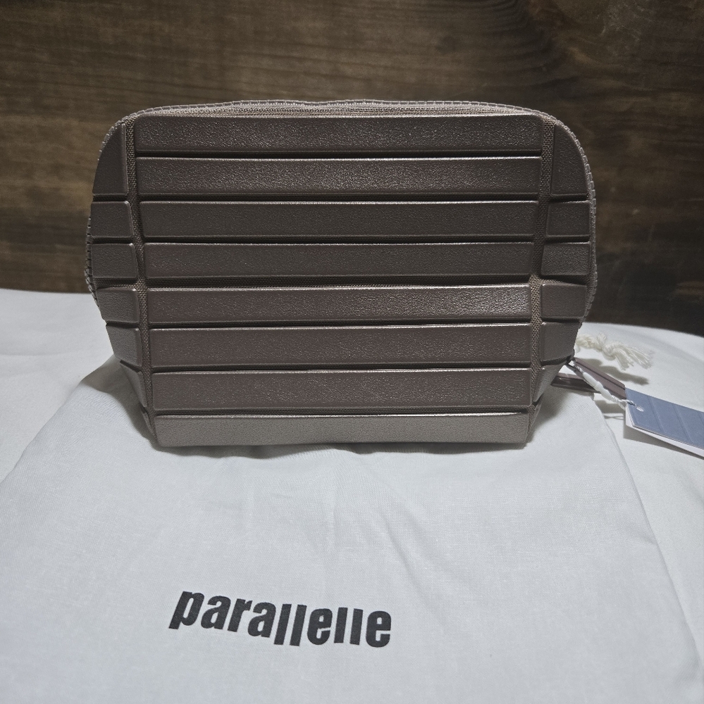 Parallele Bronze Makeup Bag
